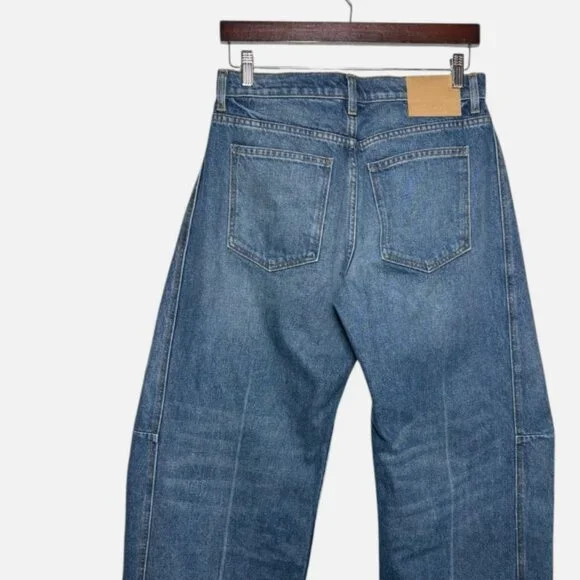 B Sides Relaxed Cuffed Lasso Jean Vista Blue sz 25 - Picture 5 of 8